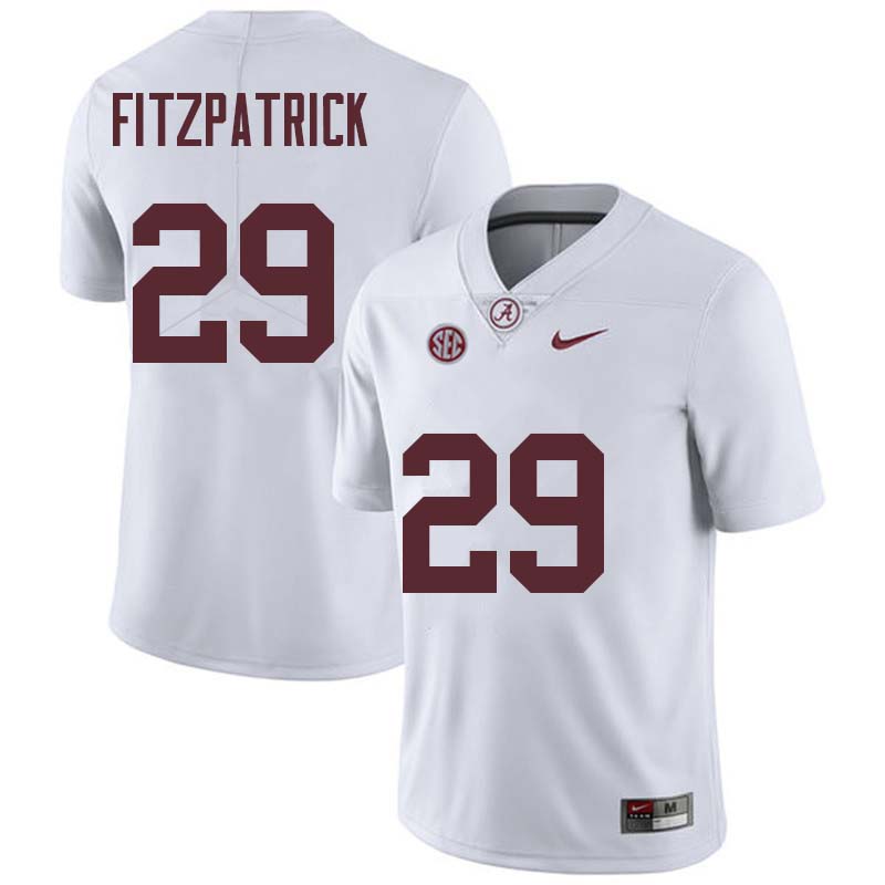 Men #29 Minkah Fitzpatrick Alabama Crimson Tide College Football Jerseys Sale-White